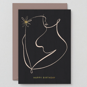 Lady and Flower by Wrap