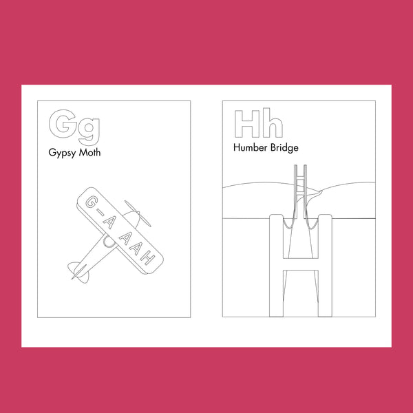 Hull A to Z Colouring In - Free Download