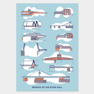 Bridges of the river hull postcard