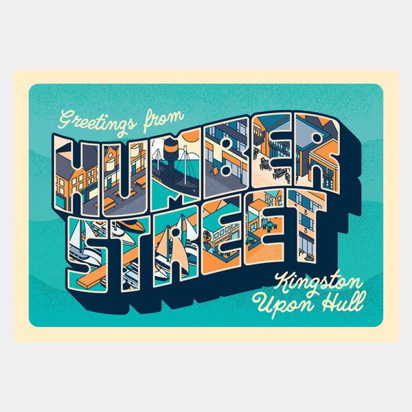 Greetings from Humber Street Postcard