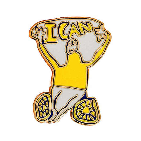 I Can Enamel Pin Badge