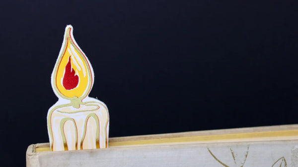 Candle Bookmark by Ark Colour Design