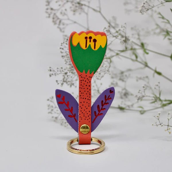 Tulip Key Fob by Ark Colour Design