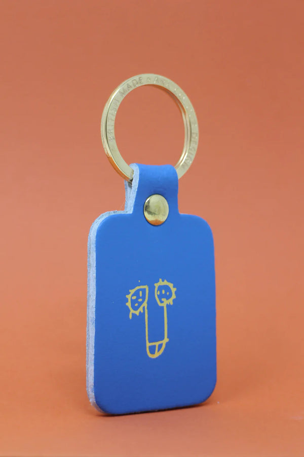 Rude leather key ring by arc colour design 