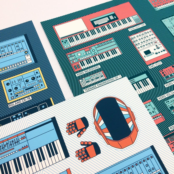Synth Affection (Synthesizers Gear Print)