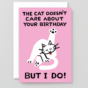 The Cat Doesn't Care by Wrap