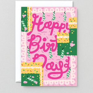 Pink Birthday Cake by Wrap