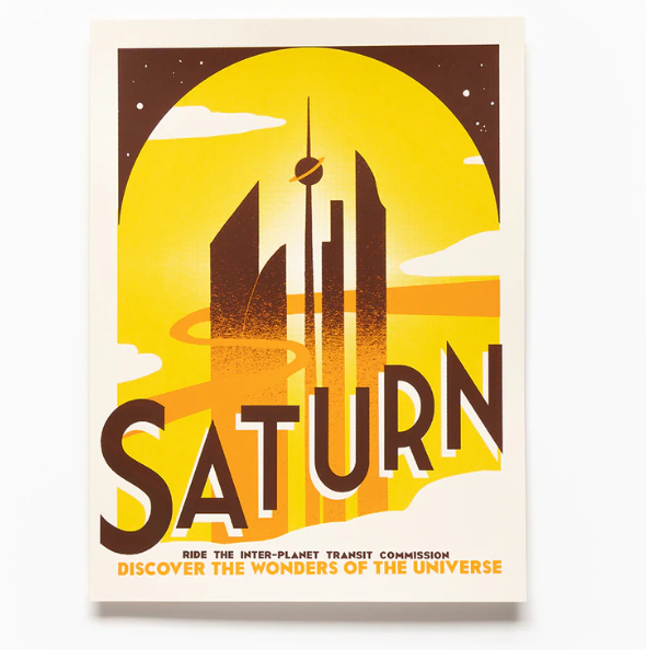 Saturn Screenprint