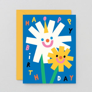 Happy Birthday Smiley Flowers by Wrap
