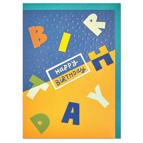 Bold Letters Happy Birthday by Raspberry Blossom