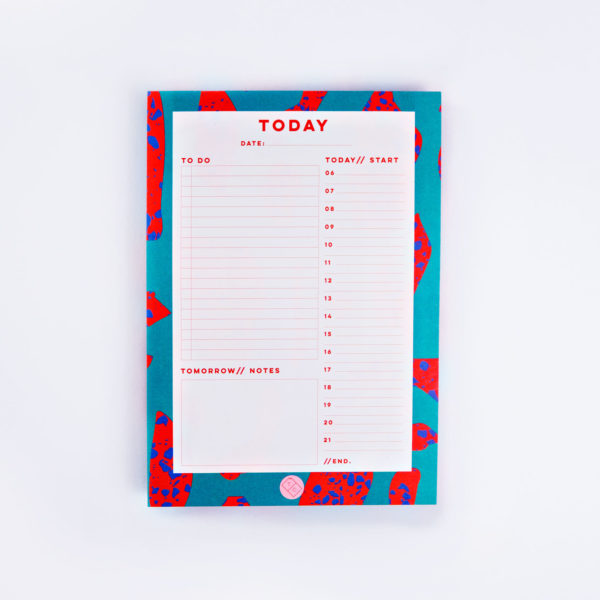 Terrazzo Shapes Daily Planner Pad