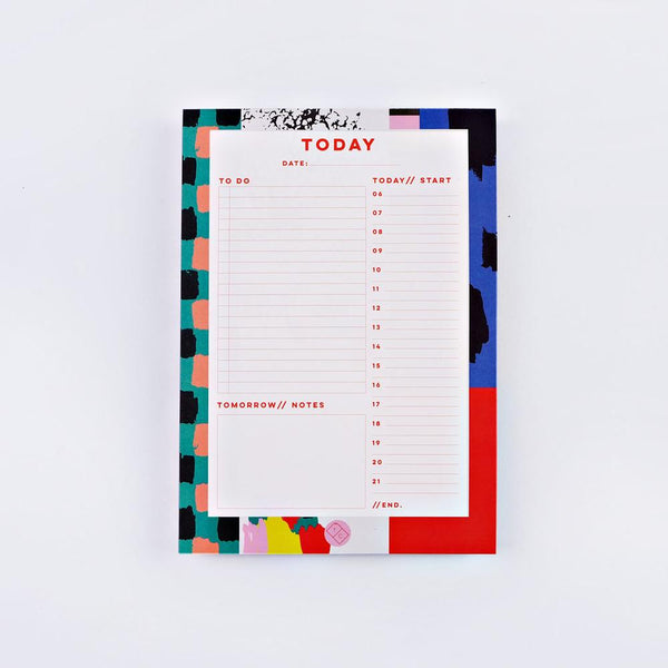 Smudge Mix Daily Planner Pad
