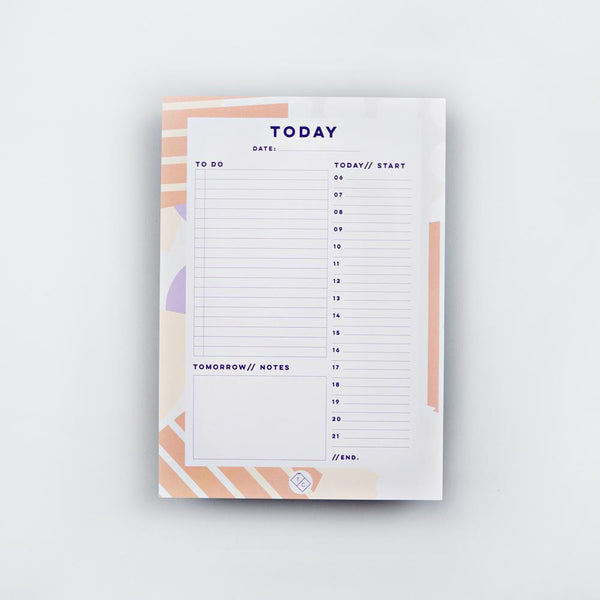 Spots and Stripes Daily Planner Pad