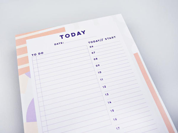 Spots and Stripes Daily Planner Pad