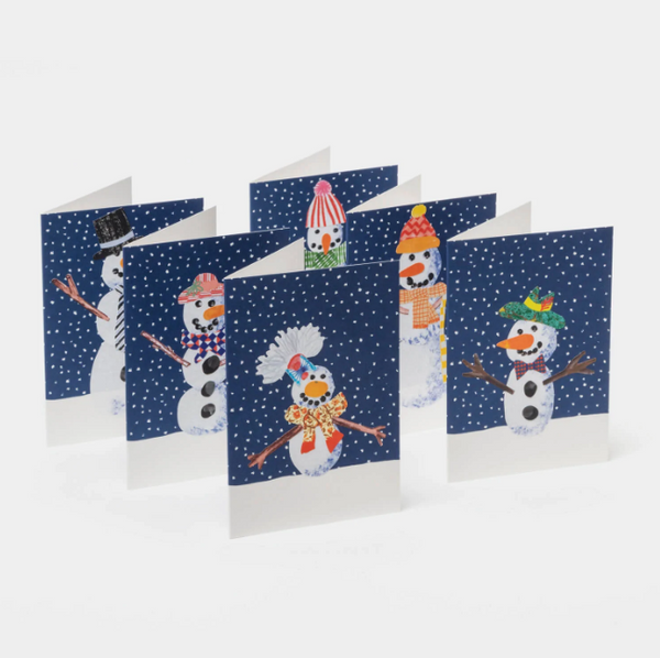 Make Your Own Christmas Cards - Snowman