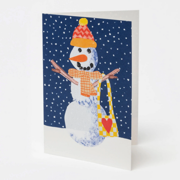 Make Your Own Christmas Cards - Snowman