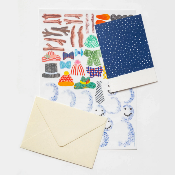 Make Your Own Christmas Cards - Snowman