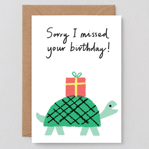 Sorry I Missed Your Birthday by Wrap