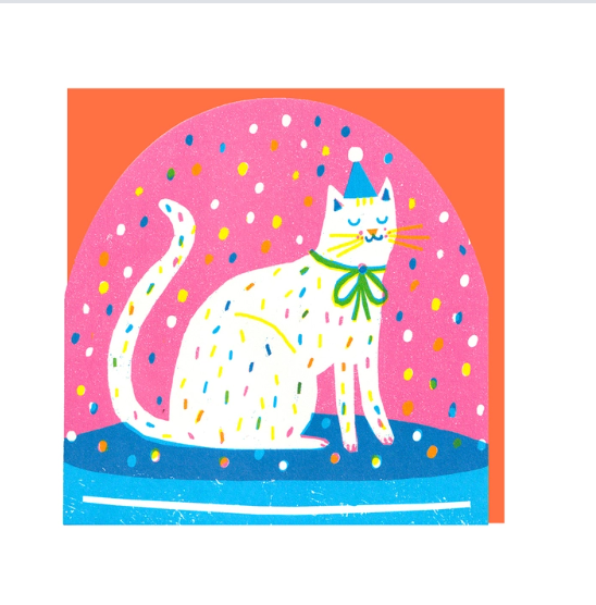 Party Cat Snowglobe