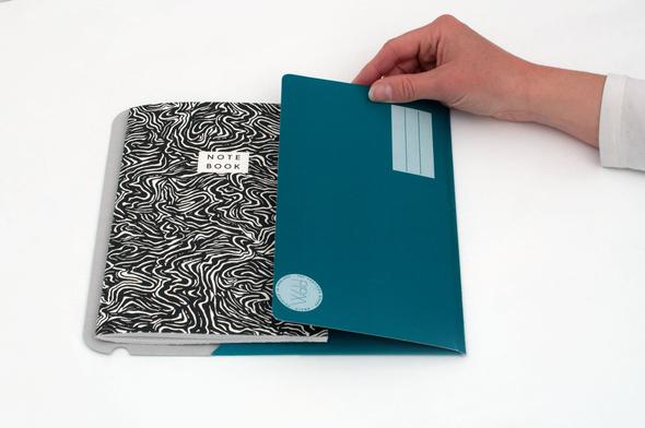 Wave Notebook with Folder