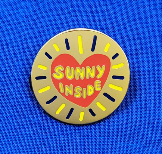 Sunny Inside Enamel Pin