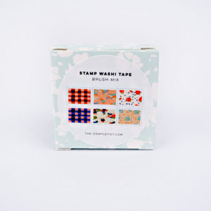 Brush Mix Stamp Washi Tape by The Completist