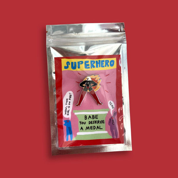 Superhero Enamel Pin