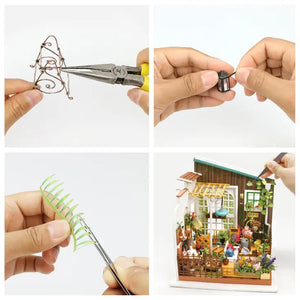 Millers garden - cute craft activities- miniature house kit 