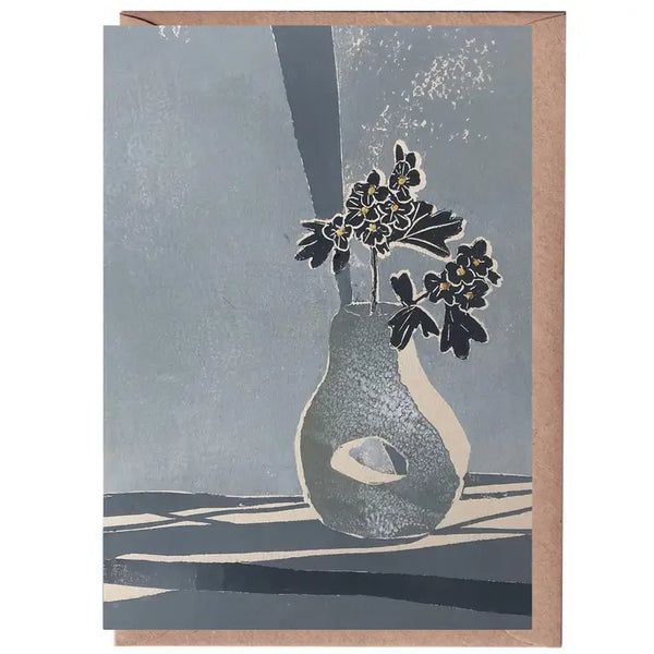 Still Life in Grey Card by Luiza Holub