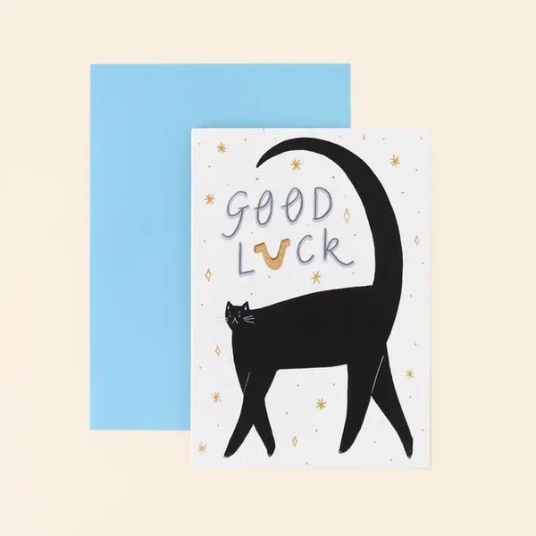 Good Luck Black Cat by Little Black Cat Illustrated Goods