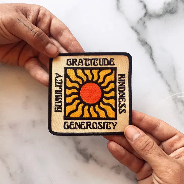 Gratitude Iron-on Patch by Oxford Pennant