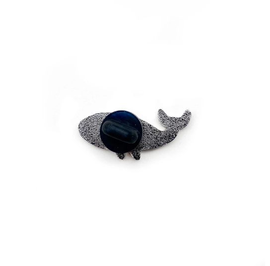 Whale Enamel Pin Badge