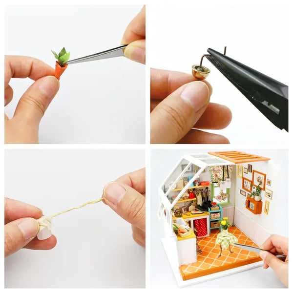 DIY Miniature House Kit - Jason's Kitchen by Hands Craft