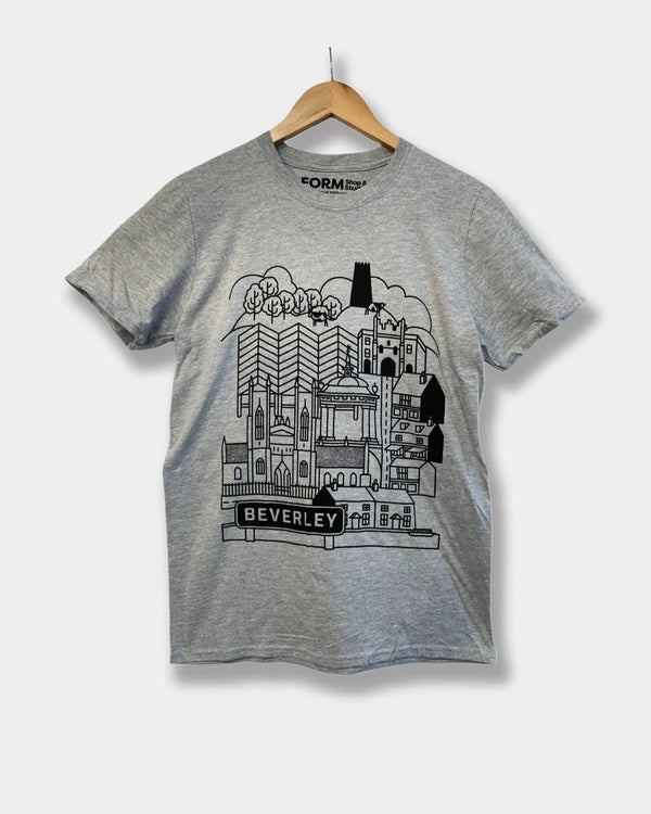 Beverley, East Yorkshire merch - screen printed t shirt