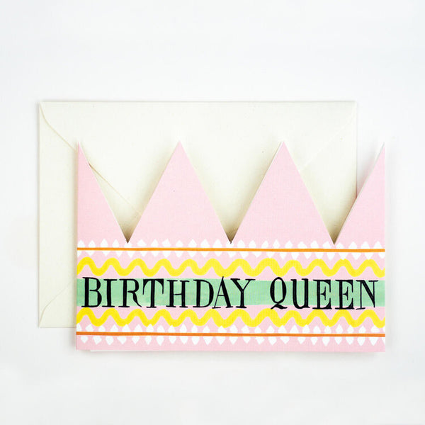 Birthday Queen Party Hat by Hadley Paper Goods