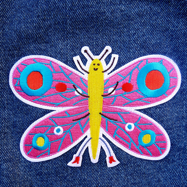 Butterfly Embroidered Patch