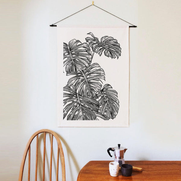Cheese Plant Cotton Wall Hanging