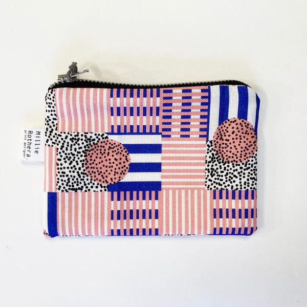 Coin Purse in Pink Play Print