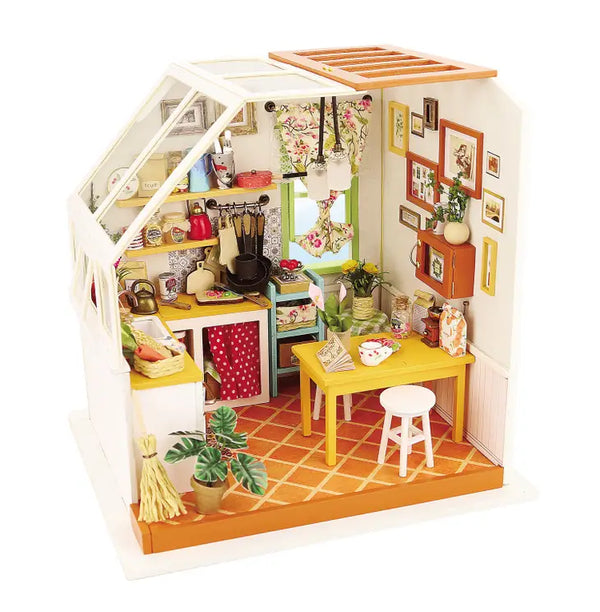 DIY Miniature House Kit - Jason's Kitchen by Hands Craft