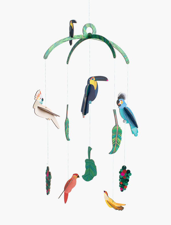 Exotic Birds Mobile Decoration