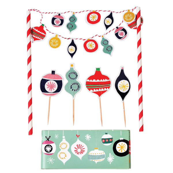 Jolie Noel Christmas cake bunting