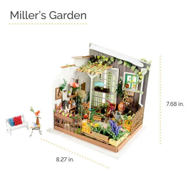 DIY Miniature House Kit - Miller's Garden by Hands Craft