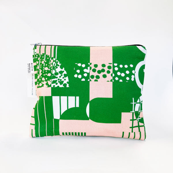 Flat Pouch in Shapes Print