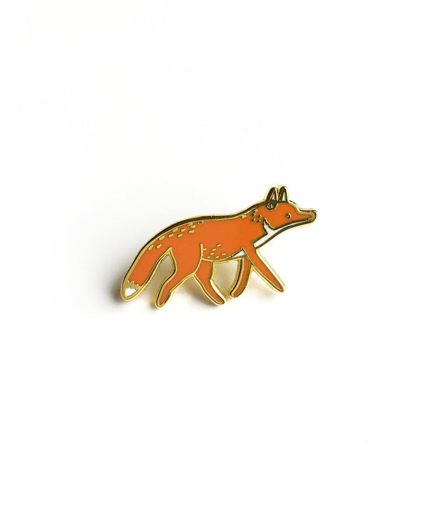 Fox Enamel Pin Badge by Tom Hardwick