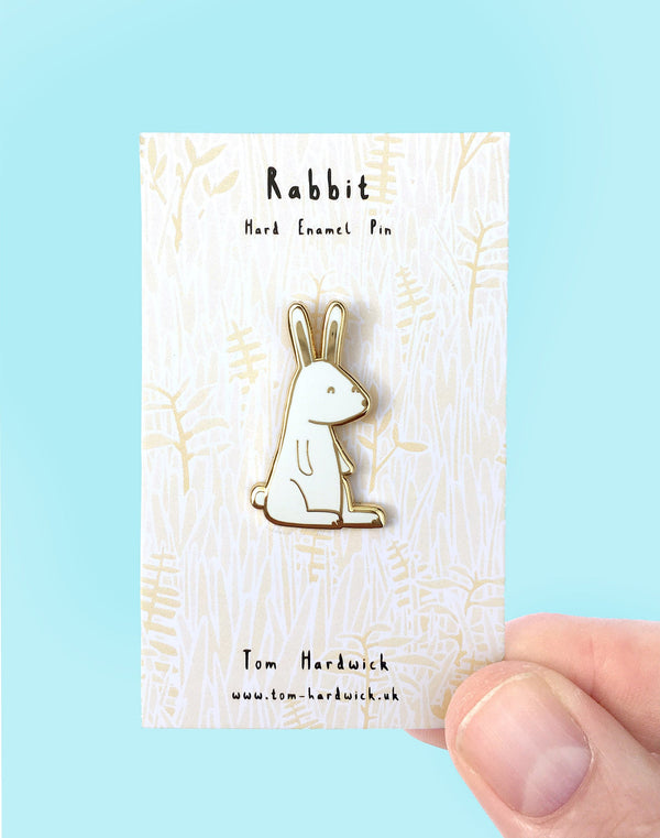Rabbit Enamel Pin Badge