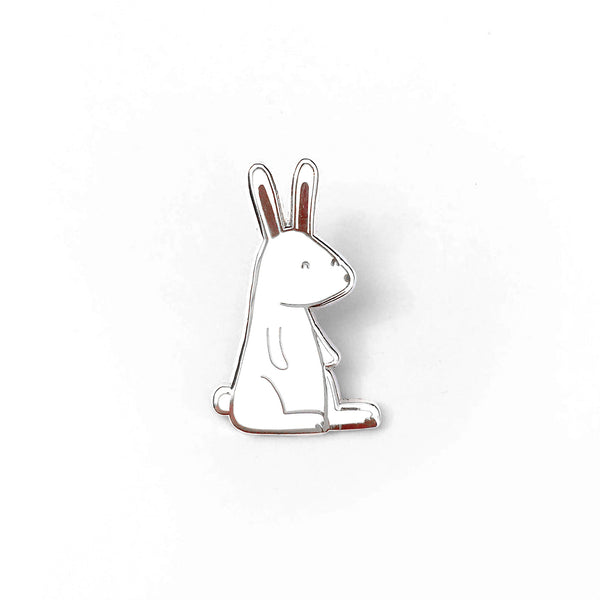 Rabbit Enamel Pin Badge