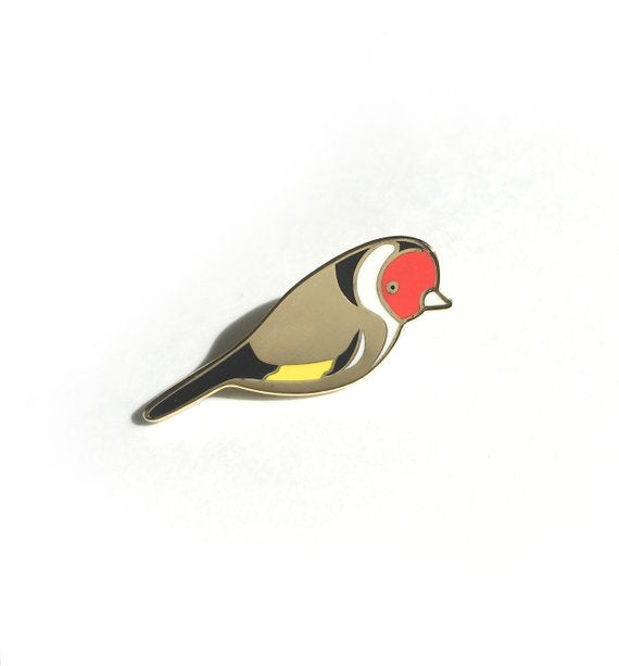 Goldfinch Enamel Pin Badge