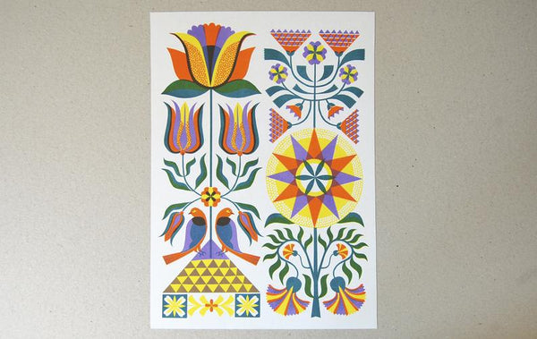 Fraktur Floral