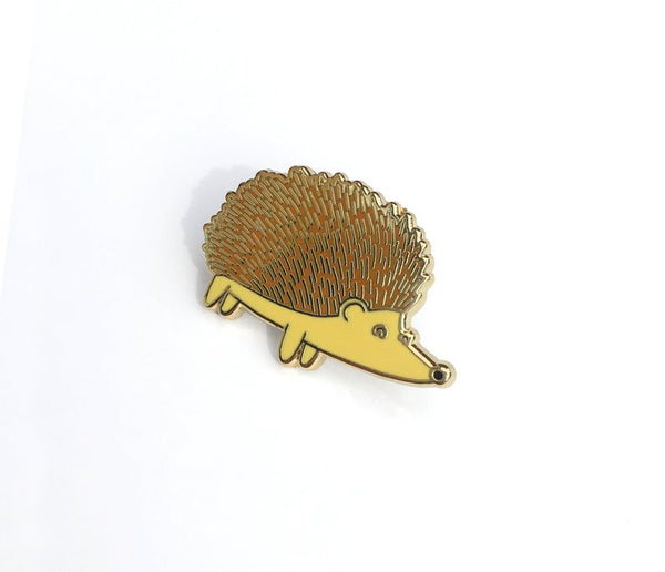 Hedgehog Enamel Pin Badge