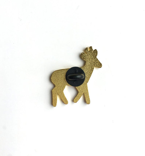 Deer Enamel Pin Badge